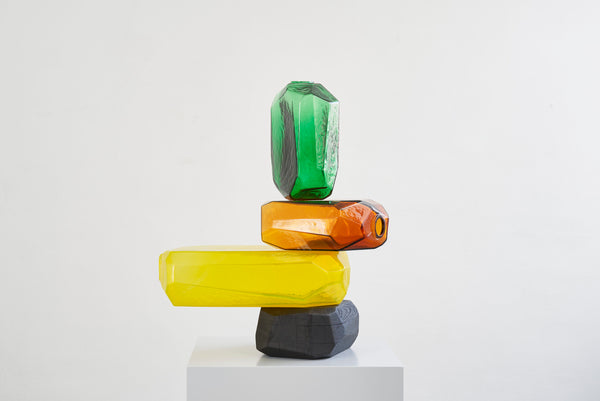 MICRO ROCK FORMATION WOOD FIRE & GLASS 60
