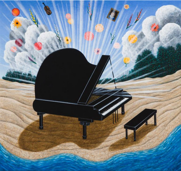 PIANO ON THE BEACH
